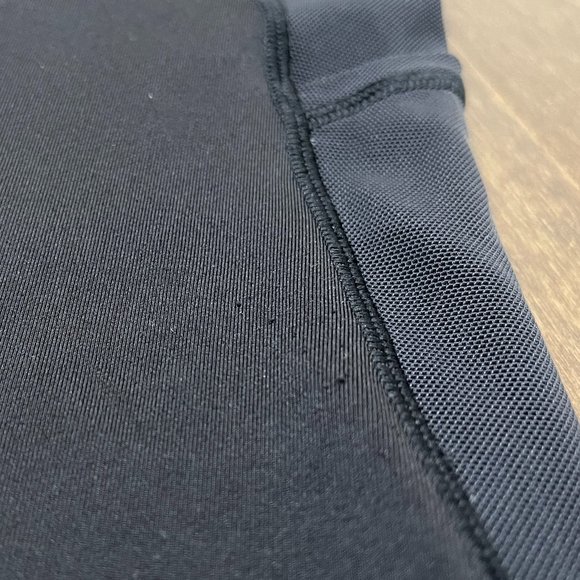 Ivivva Black Mesh Accent Leggings sz 7 - Picture 10 of 11